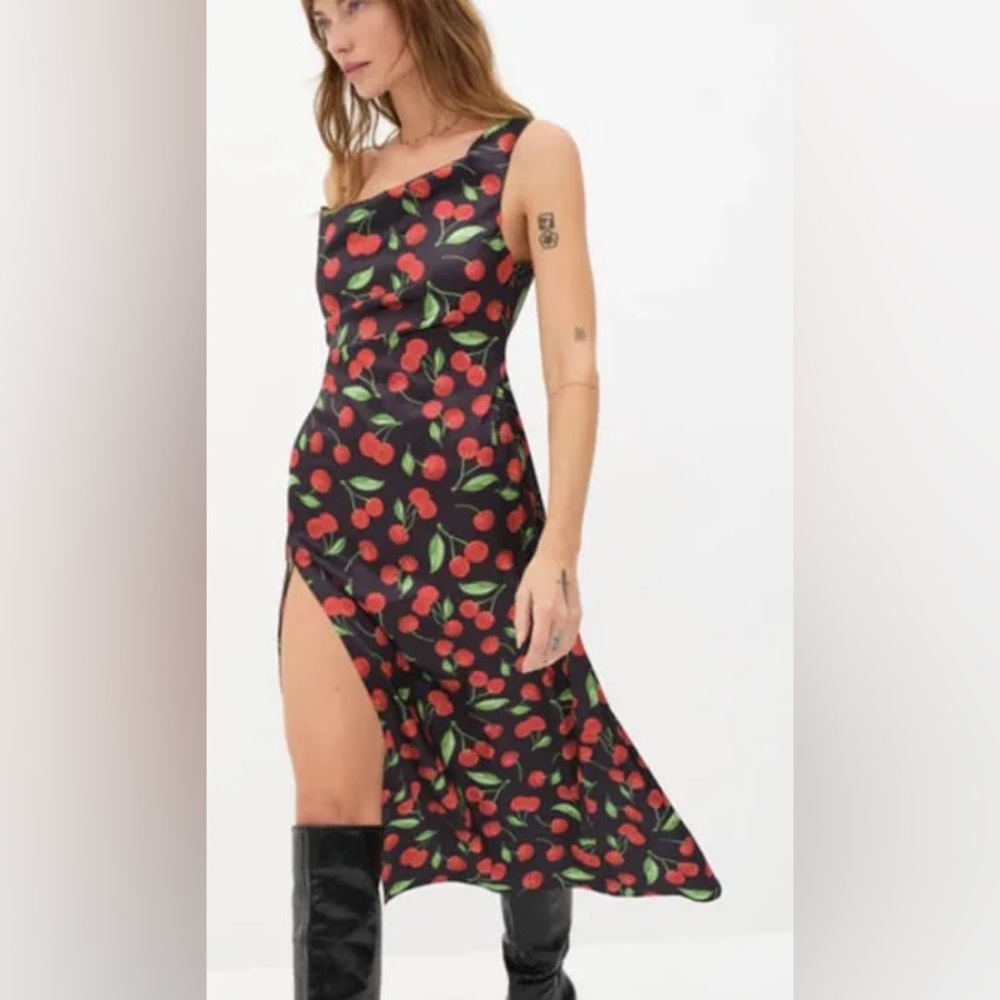For Love & Lemons Xena Cherry Dress